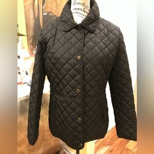 Ralph Lauren Black Quilted Utility Jacket NWOT Size Medium